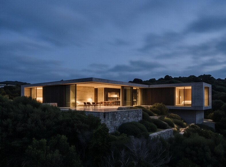 Casa Minimalista Brutalista
